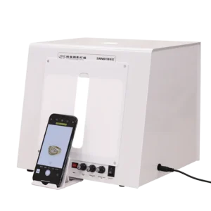 SANOTO Mini Photo Studio Photography Light Box Softbox Built-in Rotating Turntable For Jewelry Photography Video 3D Scanning