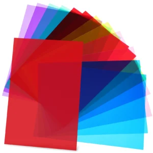 12 Pcs Lighting Gel Filter Color Correction Film Colour Gels For Photography Kit Filters Translucent