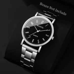 Fashion Men Business Watches Simple Arabic Dial Analog Quartz Wristwatch Reloj Hombre（Without Box）