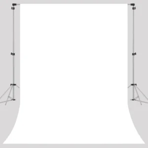 Beenle Solid White Vinyl Photography Background Portrait Art Product Video Youtube Live Photozone Backdrop Prop for Photo Studio