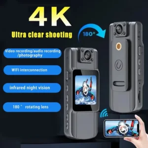 Sports Camera 4K HD WiFi Portable Digital Video Recorder Color Screen Wearable Camera Night Vision Small Bike Camcorder