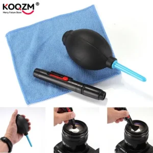 Cleaning Cloth Brush And Air Blower In 1 Set Digital Camera Cleaning Kit Dust Photography Professional Cleaner Air Blower