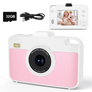 16X 48MP Kids Photography Camera Front Rear Dual Lens Boys Girls Digital Video Recorder Selfie Beginner Camera For Children
