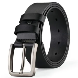 New Business Leisure Men's Alloy Square Pin Buckle Belts Male Famous Brand Luxury Designer Pu Leather Jeans Belts for Men