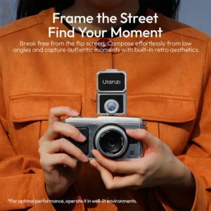Ulanzi VF01 Waist-Level Viewfinder Universal with Cold Shoe Mount for Cameras Street Frame Photography Landscapes Low-Angle Shot