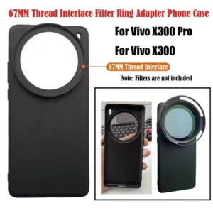 67mm Phone Case For Vivo X300/X300 Pro 67MM Thread Interface Filter Ring Adapter Phone Case For Kase Nisi CPL VU Star ND Filter