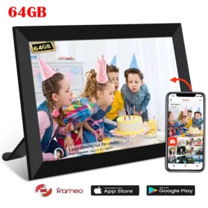 Frameo 10.1 Inch WiFi Digital Picture Frame 1280 * 800 IPS HD Cloud Smart Digital Photo Frame Wall Mountable Christmas Gift