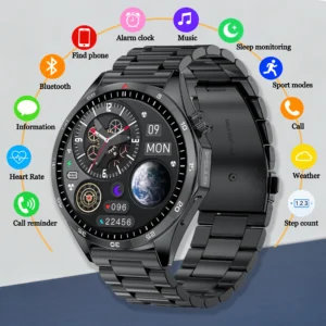 LEMFO Smart Watches For Men Women 1.5" 360*360 HD Screen 330mAh Battery Heart Rate Sleep Health Bluetooth Call  Watches For Man
